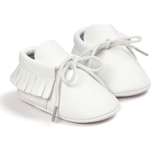 Baby Moccasins PU Suede Leather Newborn Brand Baby Shoes Moccasins Suede Leather Baby Fringe Moccasins Non-slip Footwear