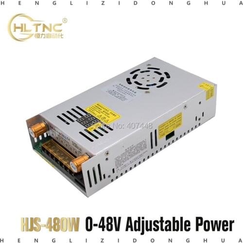 Input AC 110V 220V Adjustable DC voltage stabilization Digital switching power supply 0-48V 10A 480W