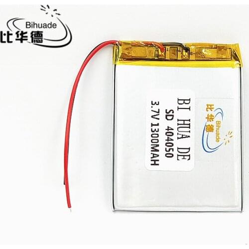 Li-Po 5pcs [SD] 3.7V,1300mAH,[404050] Polymer lithium ion / Li-ion battery for TOY,POWER BANK,GPS,mp3,mp4,cell phone,speaker