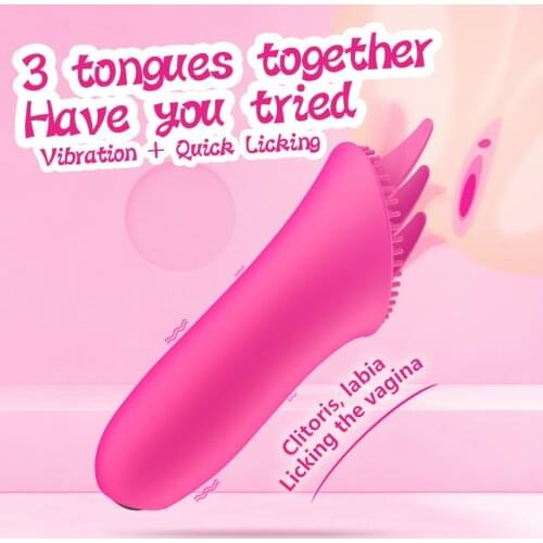 Lick Tongue Clitoral vagina Stimulation G Spot sucking Massage vibrator sex toys for women Female Masturbator Sex for toy Adults