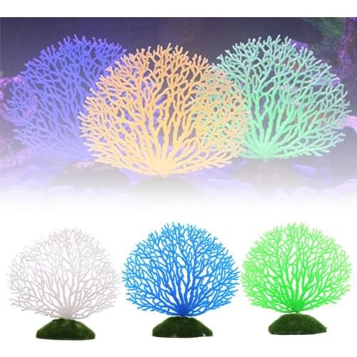 New Artificial Resin Tree for Aquarium Tank Decoration Simulation Colorful Plant