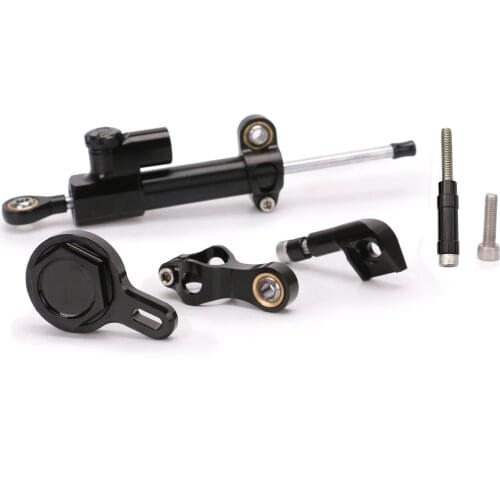 Racing Motorcycle Steering Damper Stabilizer Control Bar With Mounting Bracket Kit For Yamaha YZF R6 2006-2016, R1 2009-2012