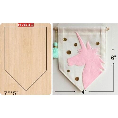 Flag hangings cutting dies 2019 new die cut &wooden dies Suitable for common die cutting machines on the market