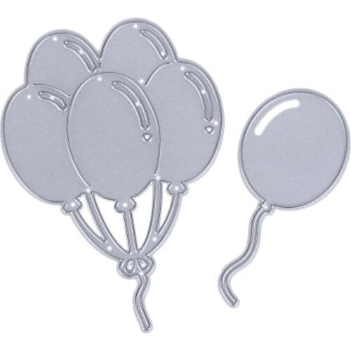 Balloons Cutting Dies for DIY Scrapbooking Photo Album Decorative Paper Card Making Dies Embossing Folder Metal Stencil Dies