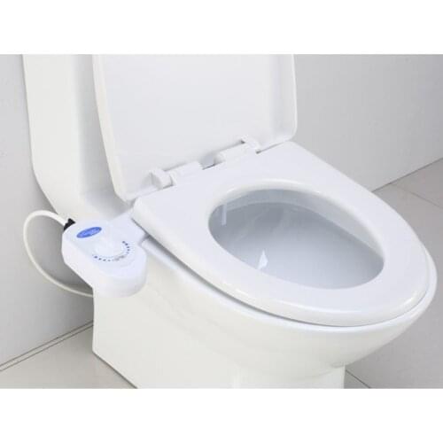Bidet Toilet Seat Single Nozzle Fresh Water Spray Non-Electric Bidet Attachment Toilet companion mate