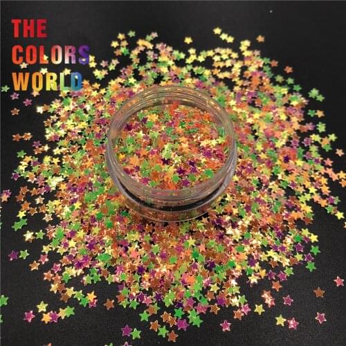 TCT-511 Luminous Glow In Dark Sequins Star Nails Glitter Long Last Glowing Noctilucent Leuchtend Nail Painting Nails Accessories