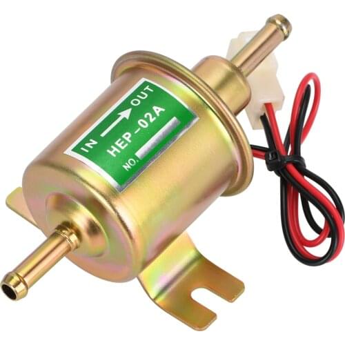 High Quality Low Pressure Electric Fuel Pump HEP-02A 12V 24V Universal Diesel Petrol Gasoline For Car Carburetor Motorcycle ATV