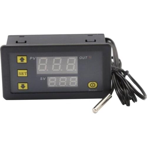 W3230 Digital Temperature Controller 24V Mini Thermostat Regulator Heating Cooling Control Thermoregulator With Sensor