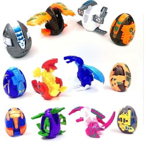 Y1QF Dinosaur Eggs Deformation Robot Toy Automatic Transform Kids Educational Gift