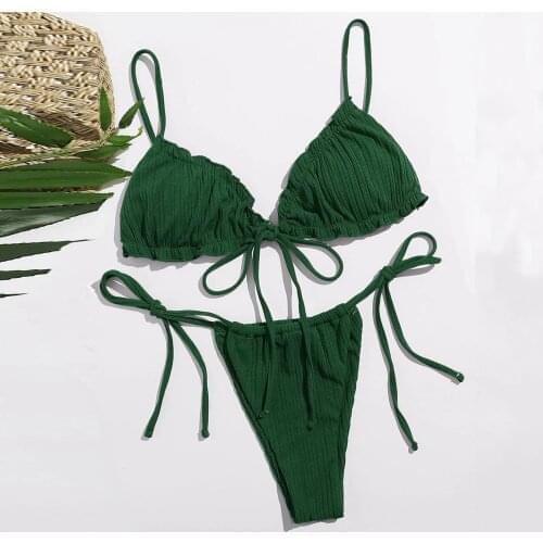 KANCOOLD Womens swimsuits Women Plus Size sexy Solid Swimjupmsuit Bikini Set Summer dress Beachwear Padded Two Piece Swimwear