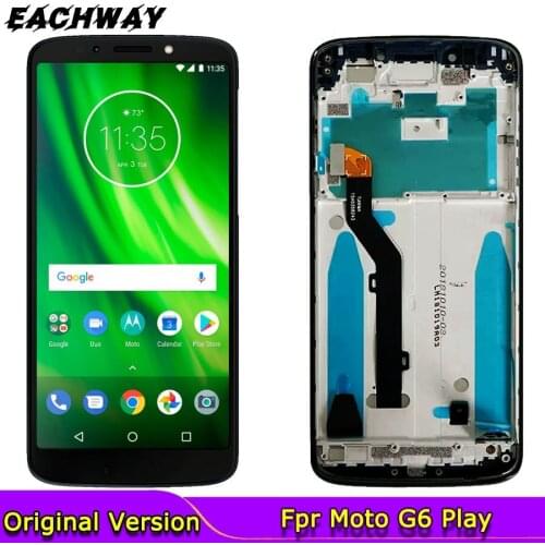 5.7" Phone For Motorola Moto G6 Play LCD XT1922 Display Touch Screen Digitizer Assembly Replacement For Moto G6Play LCD