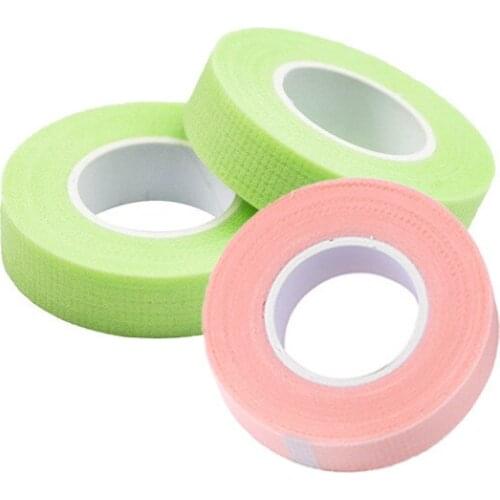 1 Roll Non-Woven False Eyelash Extension Tape Anti-Allergy Easy Tear Eye Tapes for Grafting Fake Lash Eyeliner Tapes