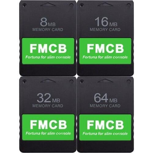50 PCS a lot FMCB Free McBootor Memory card for Sony PS2 Slim for Fortuna Game Console SPCH-9xxxx Series