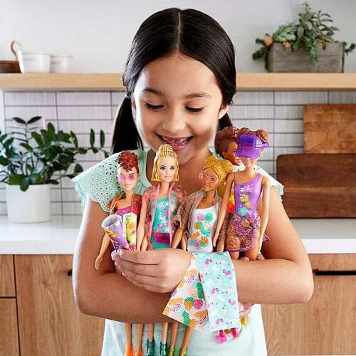 Barbie Color Water Reveal Doll Change Look Blind Box Surprise Accessories Funny Kid Toys Mermaid Random Clothes Birthday Gift