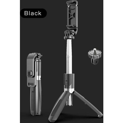 Wireless Bluetooth Selfie Stick For Iphone 12 Smartphone Foldable Handheld Monopod Shutter Remote Extendable Mini Tripod