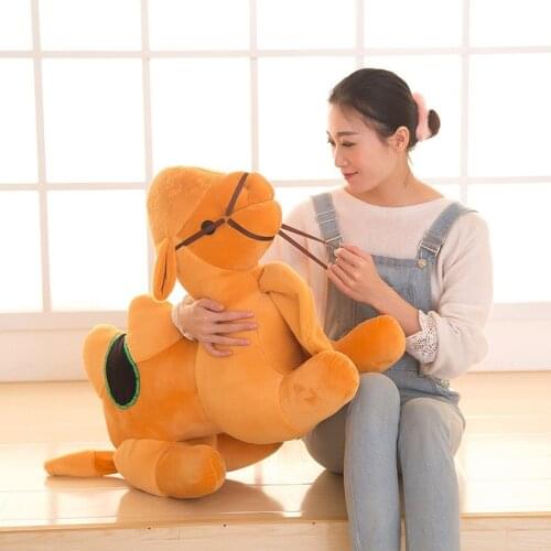 Dorimytrader 65cm X 55cm New Large Plush Animal Camel Toy Giant Stuffed Soft Cartoon Baby Doll Nice Gift Free Shipping DY61148