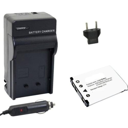 EN-EL10 EL10 LI-40B LI40B NP-45A NP45 NP-45 KLIC-7006 KLIC7006 Battery+Charger for KODAK EASYSHARE M552, M575, M577, M580