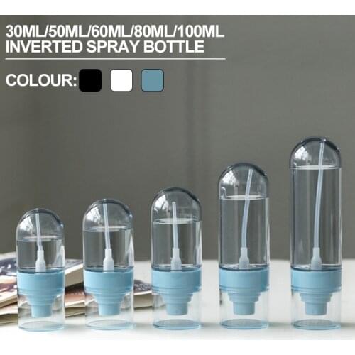 Spray Bottles Jars for Cosmetics Container Refillable Mist Travel Transparent Perfume Cosmetics Bottle Atomizer Plastic Bottle