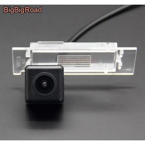 BigBigRoad Car Rear View Camera For Benz Smart Fortwo 2017 For Renault Kadjar Clio Estate IV 2016 2017 Sandero II Stepway 2