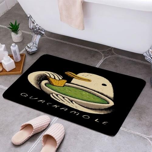 Quacamole 3D Print Doormats Rectangle Non-Slip DoorMat Bedroom Kitchen Entrance Print Door rugs Dropshipping