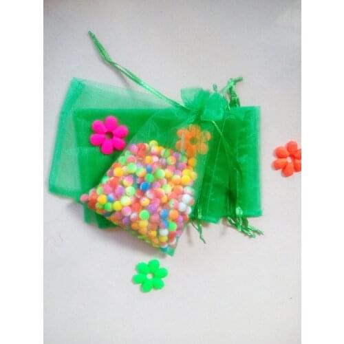 25*35cm 100pcs Multi Color Gift Bags For Jewelry/wedding/christmas/birthday Yarn Bag With Handles Packaging Gifts Organza Bags