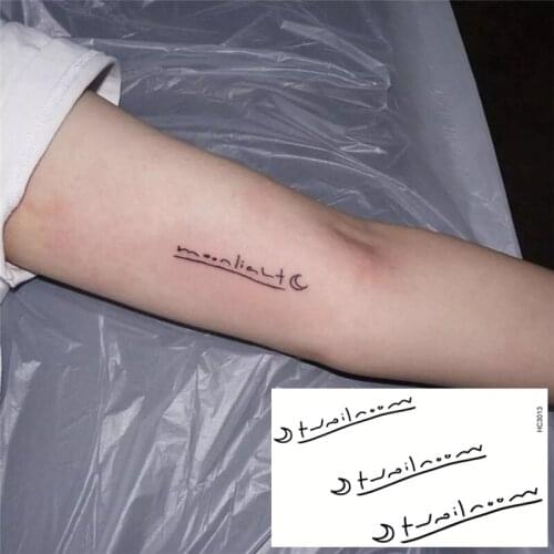 Nu-TATY 25 set Ins style Tattoo stickers waterproof lasting girl heart English letter sexy little picture stickers