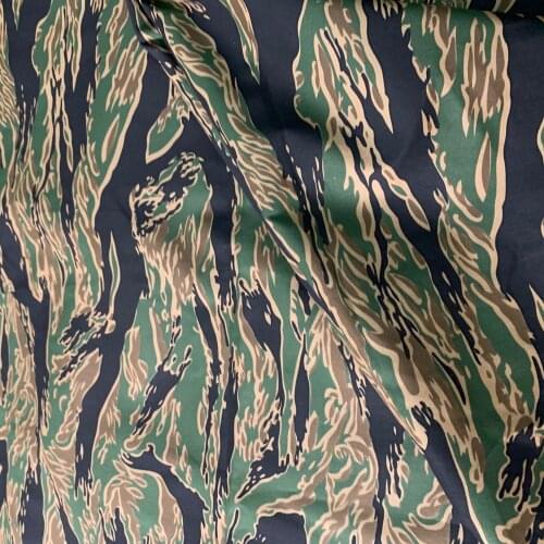 1.5M Width Hunting Tactical Camo Cotton Fabric Tiger Stripe Desert Camouflage Cloth for Outdoor