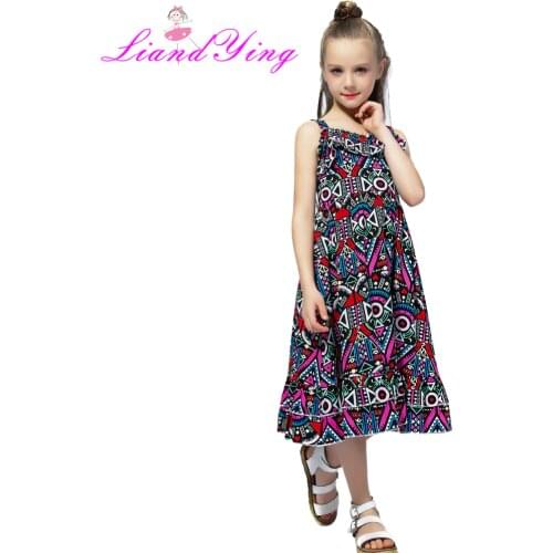 Girls Dresses 2020 New Spring&Autumn Casual Style Ruffles Neck Princess Dress The party for Children Clothes