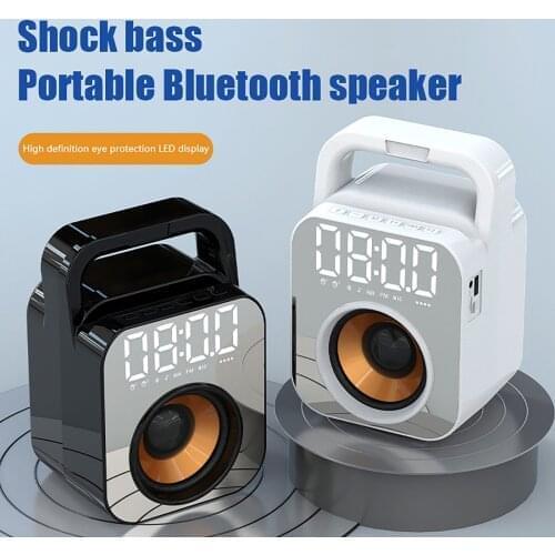 Outdoor speakers Bluetooth 5.1 speaker portable with 2400mAh Large speaker blutooth home cinema with TF, usb FM,U Disk stereo