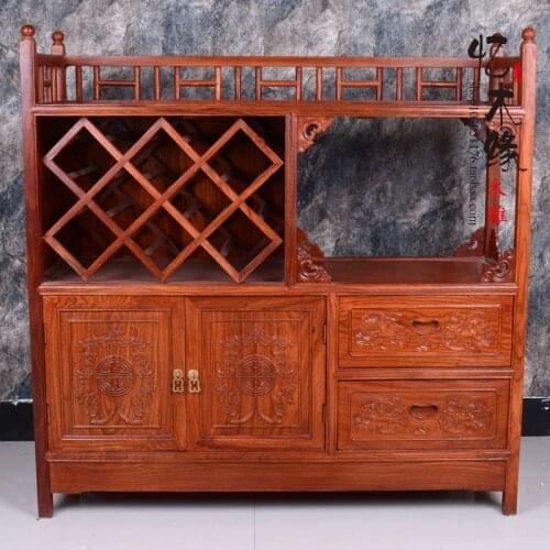 Mahogany sideboard modern Chinese antique tea cabinet wood rosewood cabinet cupboard cabinets bedroom cabinet