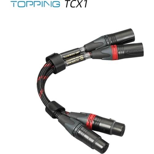 TOPPING TCX1 Audiophile 6N Single Crystal Copper XLR Balanced Line XLR Professional Audio Cable