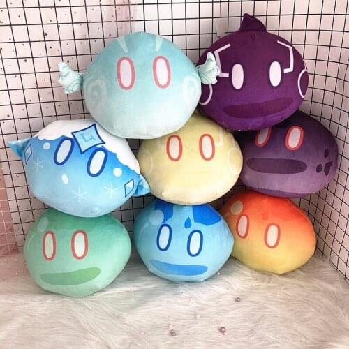 Genshin Impact Plush Pillow Game Cartoon Traveler Mondstadt Lumine Paimon Cute Stuffed Cushion Doll Toy Gift 20cm