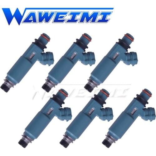 WAWEIMI 6 Pieces 195500-4460 Mazda High Quality Fuel Injector 195500-4460 For Mazda RX-8 1.3L 04-09 Valves Brand New