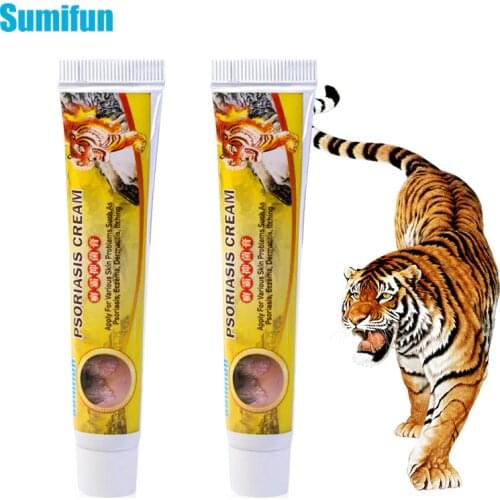 Sumifun 2Pcs Herbal Psoriasis Cream Bacteriostasis Eczema Dermatitis Anti-inflammatory Pruritus Antipruritic Eczematoid Ointment
