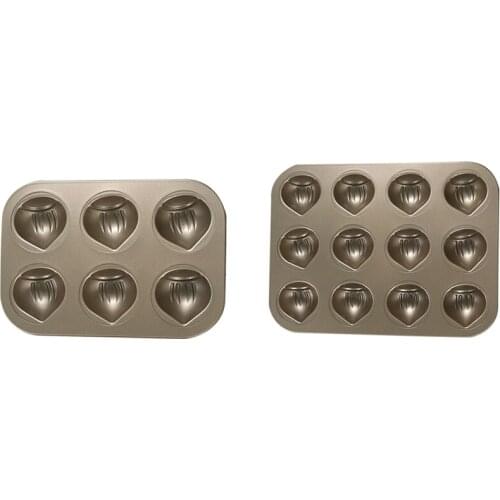 Nonstick Chestnut Cake Pan Mold Pie Cookies Fondant Cupcake Mold Tart Tray Oven Baking Bakeware Tools