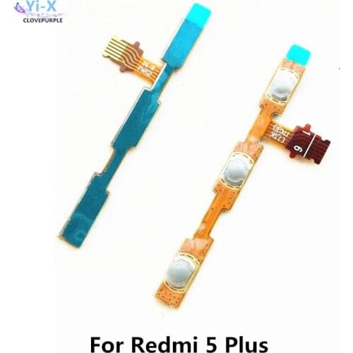 Power On Off Volume up down Side button Flex Cable For Xiaomi Redmi 5 Plus 5P