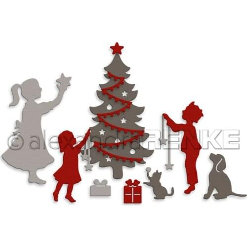 JMCRAFT 2021 Happy Christmas Metal Cutting Dies DIY Scrapbook Handmade Paper Craft Metal Steel Template Happy Christmas Dies