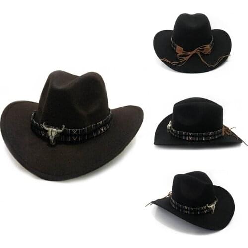 Cool Western Cowboy Hats Men Sun Visor Cap Women Travel Performance Western Hats Chapeu Cowboy 9 Colors