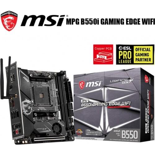 Socket AM4 MSI B550 Motherboard DDR4 AM4 3th-Gen AMD Ryzen M.2 64GB PCI-E 4.0 DDR4 HDMI-compatible Desktop B550 Mainbaord AM4