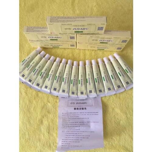 15PCS+GIFT ZUDAIFU Natural Skin Creams Eczema Ointments Psoriasis Eczema Allergic Neurodermatitis Ointmen ( Without Retail Box)