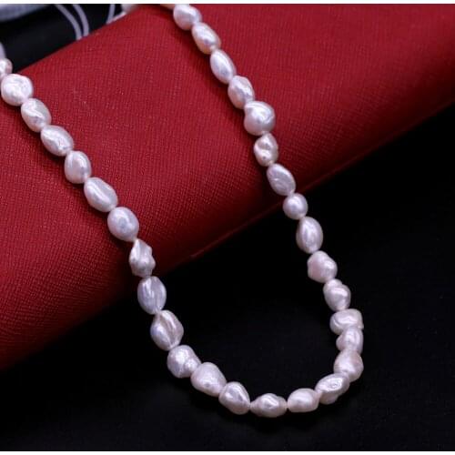 Freshwater Pearl For Jewelry Making Irregular Loose Beads 7-8 MM DIY Necklace Bracelet Handiwork Sewing Craft Accessory