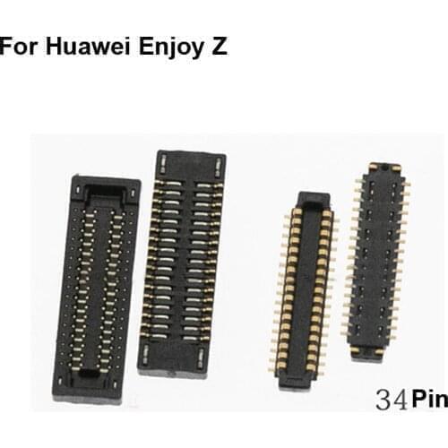 2pcs For Huawei Enjoy Z LCD display screen FPC connector For Huawei EnjoyZ logic on motherboard mainboard