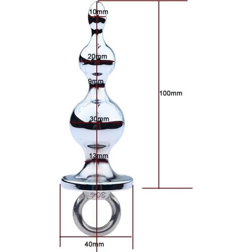 Sex Toys Stainless Steel Anal Plug Rings Metal Vaginal Dildo Masturbation Massage Health Safe For Women Men Outdoor Play