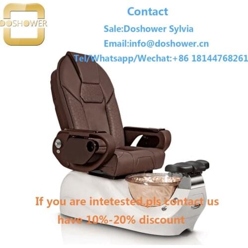 Nail shop pedicure chair salon with pedicure chair set for massaging pedicure chair human touch