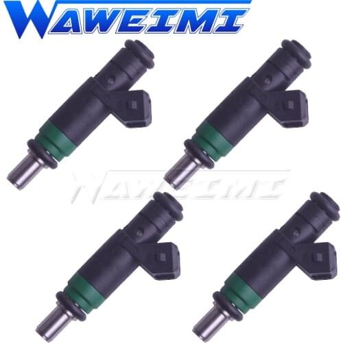 WAWEIMI Brand New 4x Fuel Injector 98MF-BC For Ford Focus Fiesta Fusion C-Max B-Max 1.25 1.4 1.6 98-04 0280158200 1429840 98MFBC