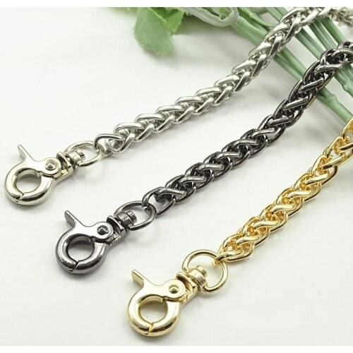 7mm thickness Lady Box Chain Handbag Strap Many Lengths Choices Girls Fashion Bag Accessasory Hot Selling obag handles chains