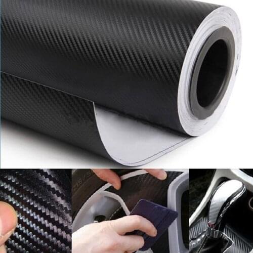 2019 New Hot Sale 3D Carbon Fiber Vinyl Wrap Sheet Roll Film for car 12"x50" High Quality