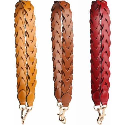 88cm Long bag Strap for Handbags Women replacement straps shoulder belt weave accessories pu Leather correas para bolsos STP216