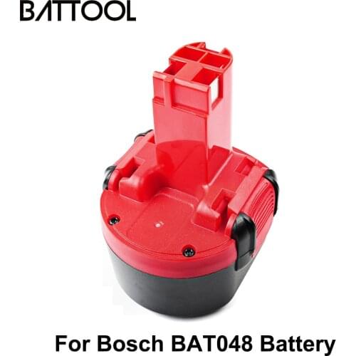 Battool 3.0Ah 9.6V NI-MH BAT048 Rechargeable Battery For Bosch 9.6V PSR960 BH984 BAT119 BAT100 BAT001 BPT1041 BH974 2607335260