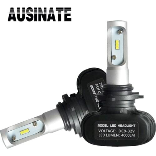 1 pair 9006 HB4 LED car Headlight car accessories super bright Fog Light 6500K Super White 8000LM 50W Automotive lamps